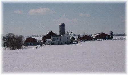 Amish farm in Lancaster County 2/18/10