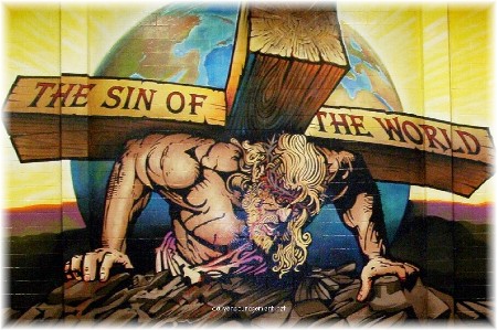 Photo of "Sin of the world" mural (click to enlarge)
