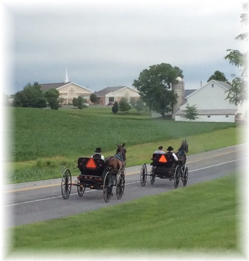 Amish church traffic 6/14/15 (Ester)