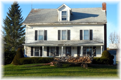 Amish farmhouse in upstate New York