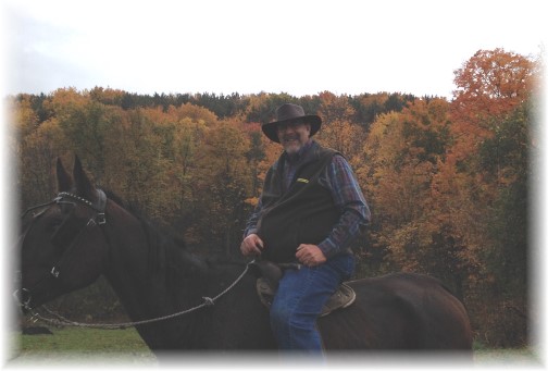 Trail horseride with Amish boys in New York 10/18/14