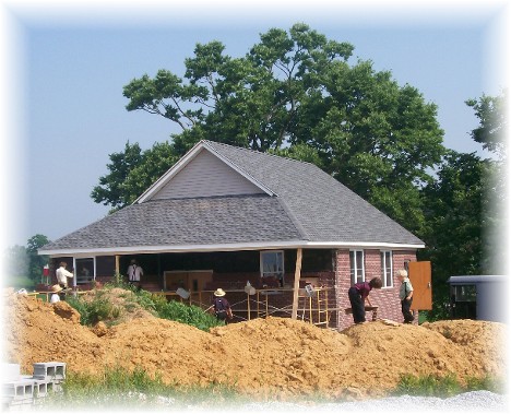 Amish school construction
