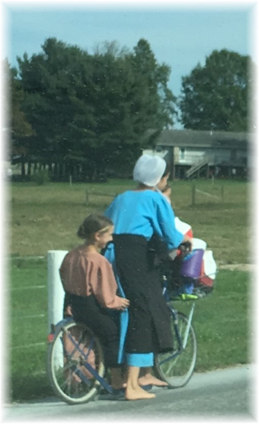 Amish on scooter 9/25/17