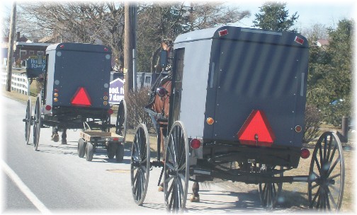 Amish semi traffic