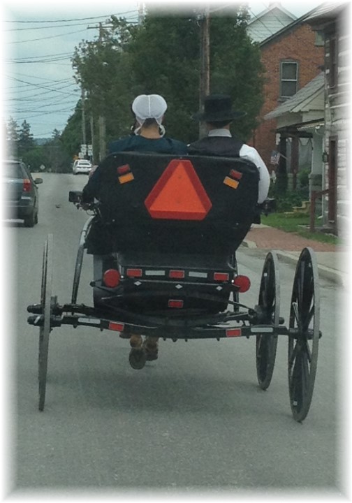 Amish couple courting 6/7/15