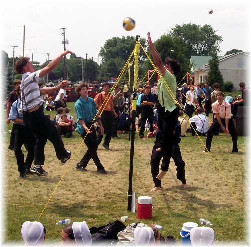 Volleyball tournament at Intercourse Heritage Days 2011