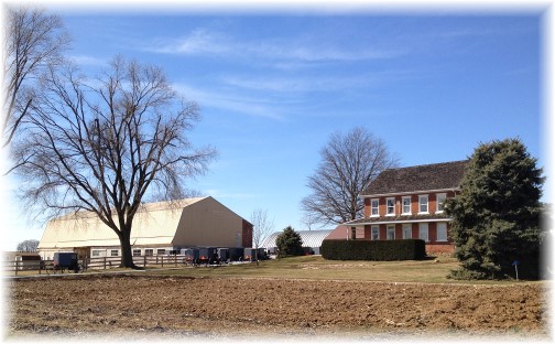 Amish church service on Kraybill Church Road 3/22/15