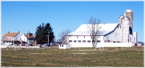Amish farm in Lancaster PA 1/19/12