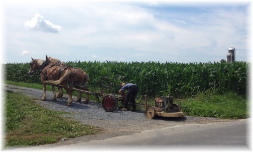 Mower repair in Lancaster County PA 7/18/14
