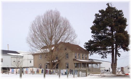 Old-order Mennonite farm 2/12/14 (click to enlarge)