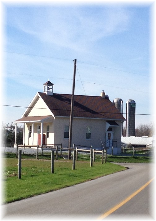 Amish one room schoolhouse in Lancaster County 11/8/14