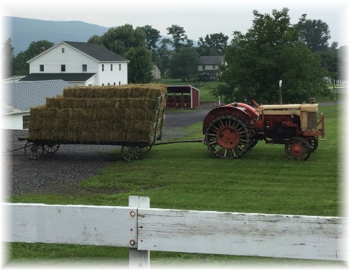 Tractor and wagon in Big Valley, PA 7/7/15