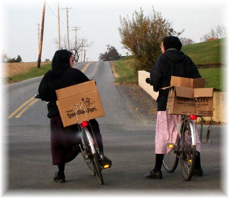 Photo of Wenger Mennonite bikes