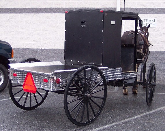 Photo of Amish pickup truck