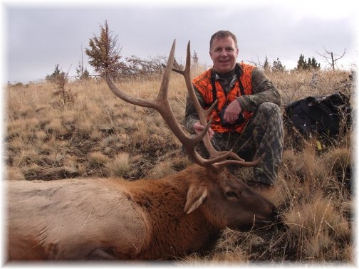 Mike Stillman with Oregon elk