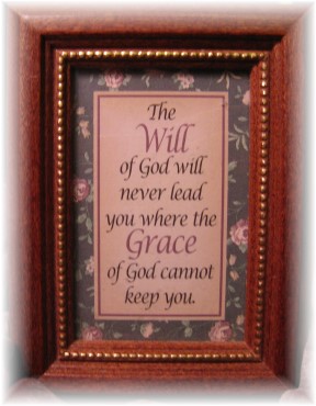 Keeping grace plaque