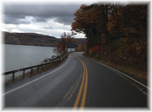 Drive along Otsego Lake, NY 10/18/14