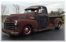 Rusty old pickup