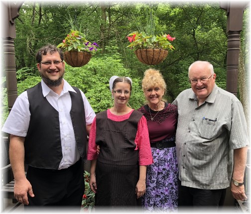 Aaron and Barbie Fisher, Ron and Bonnie Hoover, Convene gathering 6/9/18
