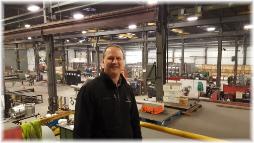 Greg Esh at Goodhart plant 3/29/17