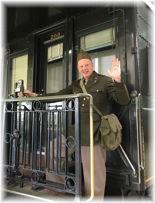 John Uhler at Pennsylvania Railroad Museum 11/5/17