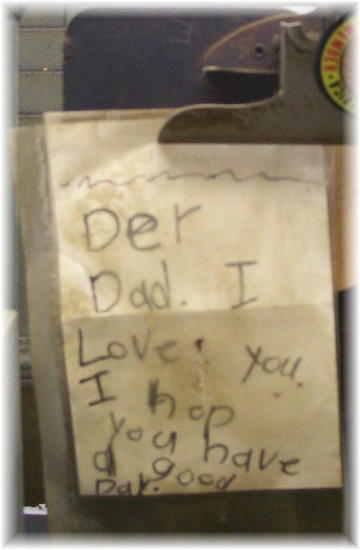 Note to Dad