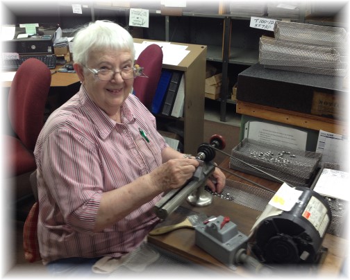 Thelma White beginning 50 years at Vallorbs 6/18/14