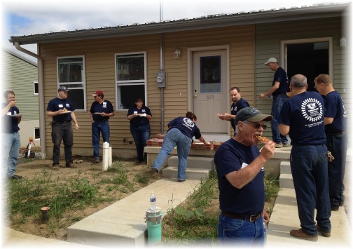 Habitat for Humanity crew at Val-Co Community Day 9/12/14