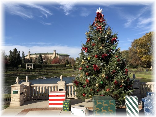 Hershey Hotel from Hershey Gardens Conservatory