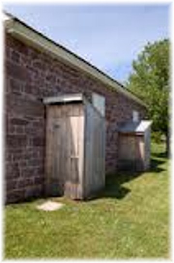 Alleghany Mennonite Meetinghouse outhouses, Berks County PA