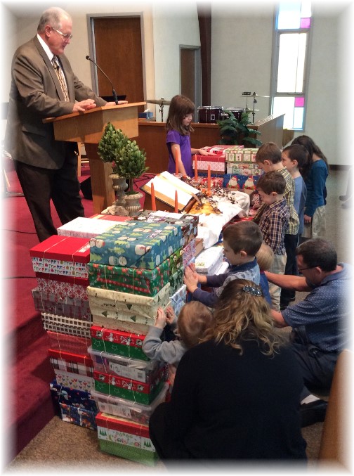 Operation Christmas Child box collection 11/16/14