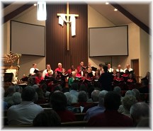 Mount Pleasant Christmas choir 2015 (Click to enlarge)