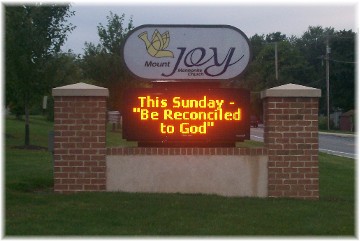 Church sign