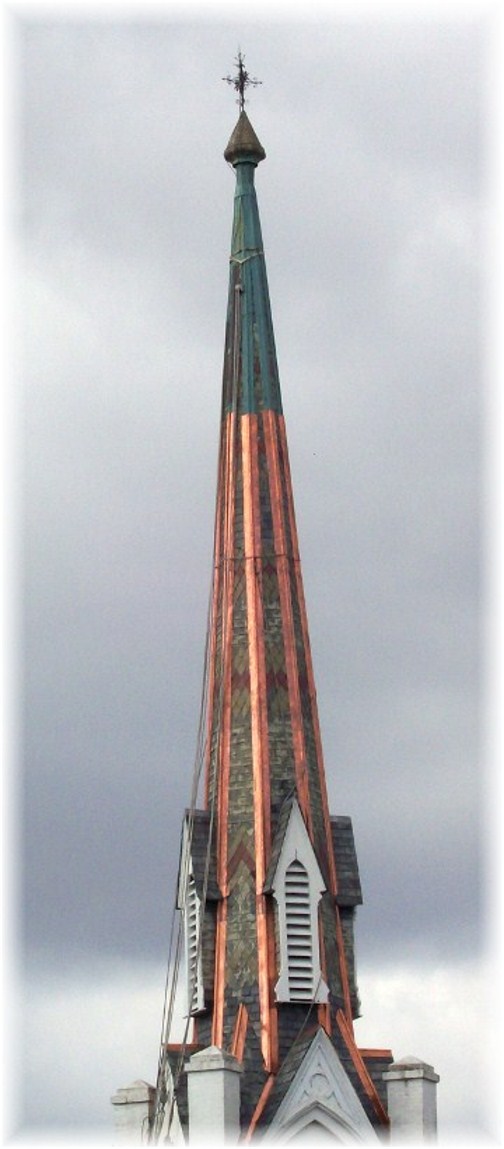 Church steeple in Mount Joy, PA