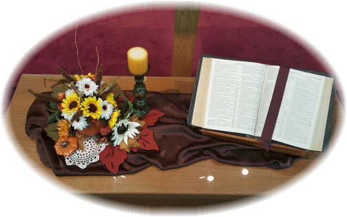 Communion Table decorations 9/4/16