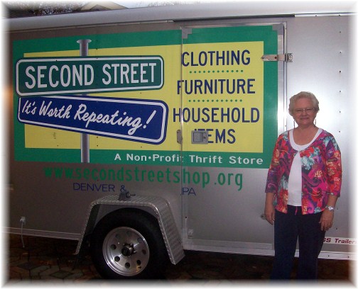 Debbie Hollinger with Second Street Shop 10/23/12