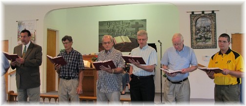 Men's chorus singing "I Am A Man" 6/19/11