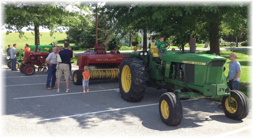 Tractors at Mount Pleasant men's breakfast 6/14/14