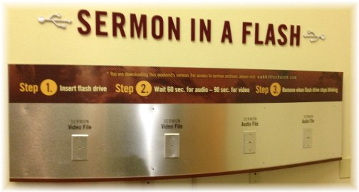 Sermon in a flash