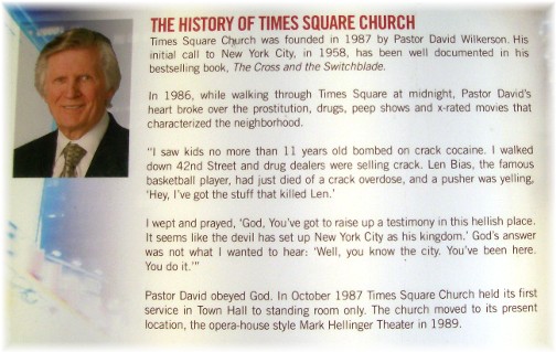 Times Square Church history