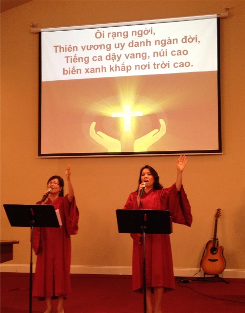 Vietnamese church service 6/29/14