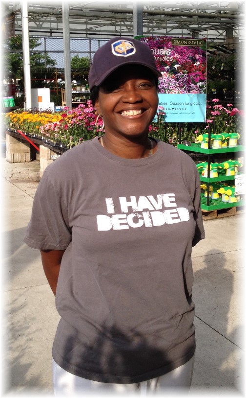 "I have decided" t-shirt 7/8/14