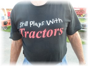 Tractor t-shirt at Etown fair 8/22/13