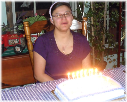 Ester's 24th birthday cake 3/10/13