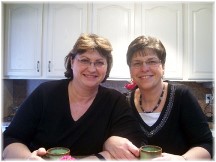 Brooksyne with sister Elaine, 2012