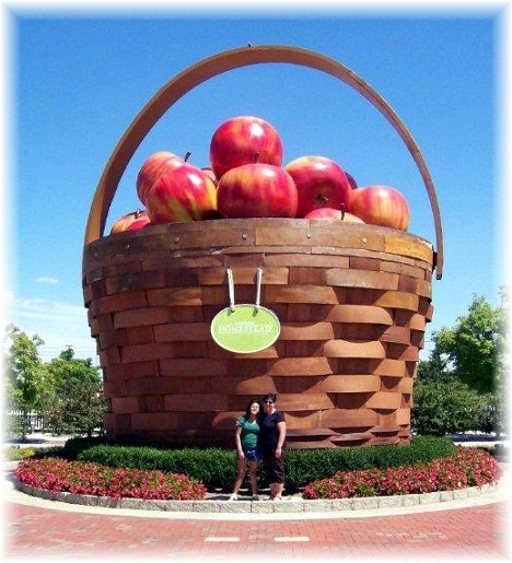 Apple basket at Longaberger Homestead