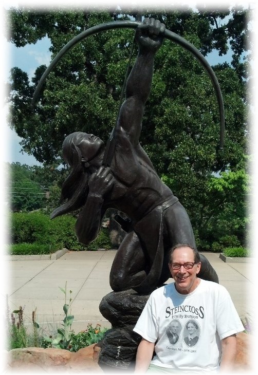 Mike at Gilcrease Museum Tulsa OK 7/14/13