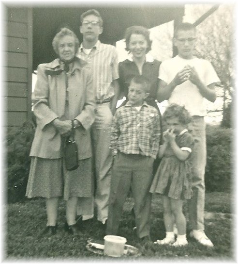 Stephen's family around 1963