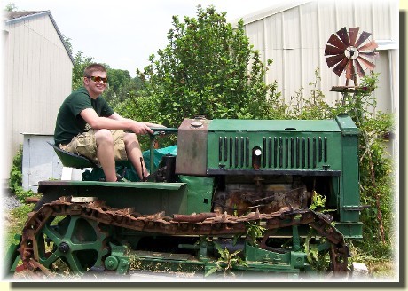 Antique Cletrac tractor