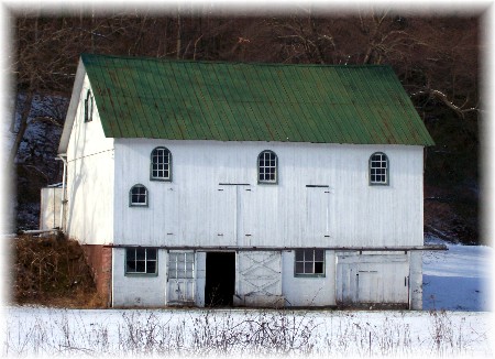Bank barn in Berks County PA
